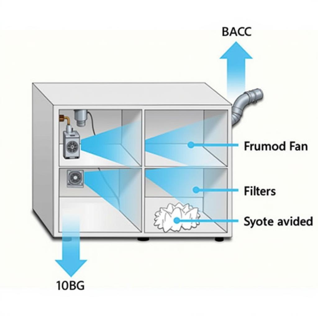 Fume Cupboard Extract Fan System Diagram