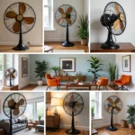 Functional Vintage Electric Fans in Modern Homes