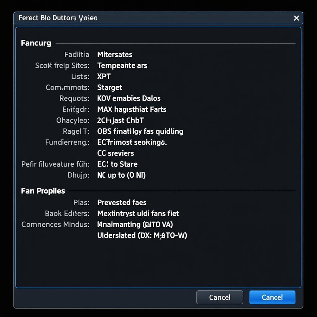 G41 MT Fan Control Interface in BIOS