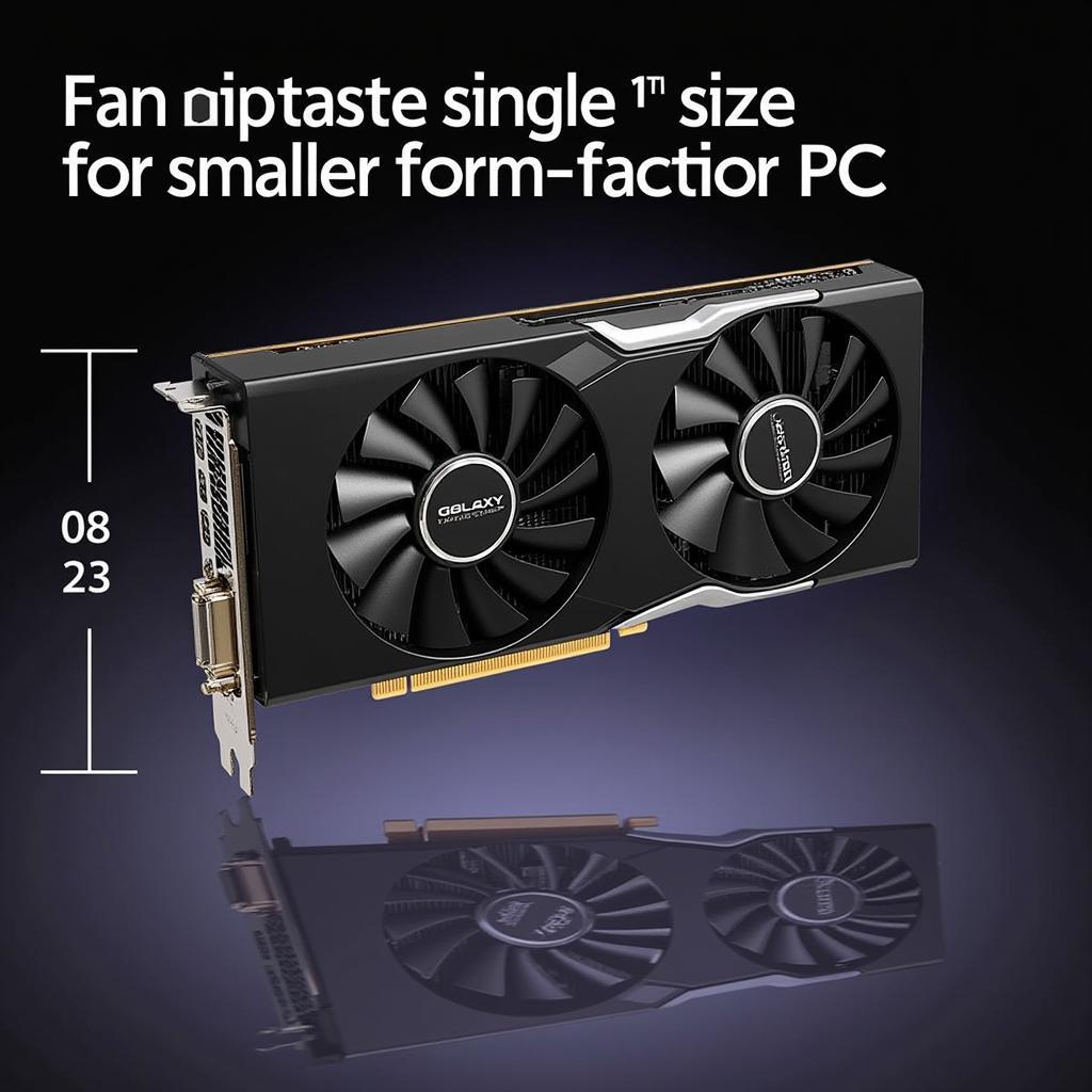 Galaxy GTX 1050 Ti 1 Fan Compact Design