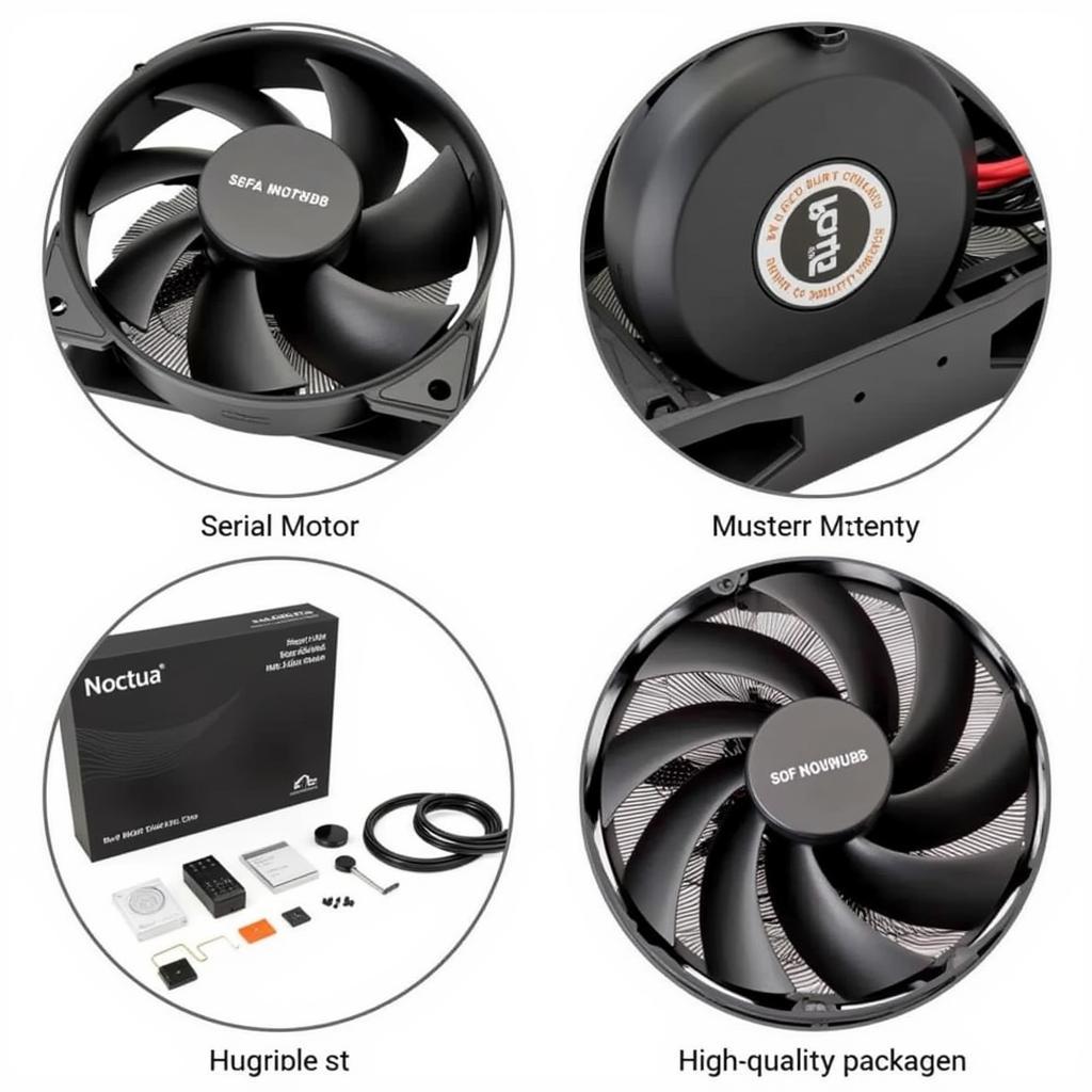 Genuine Noctua Fan Features