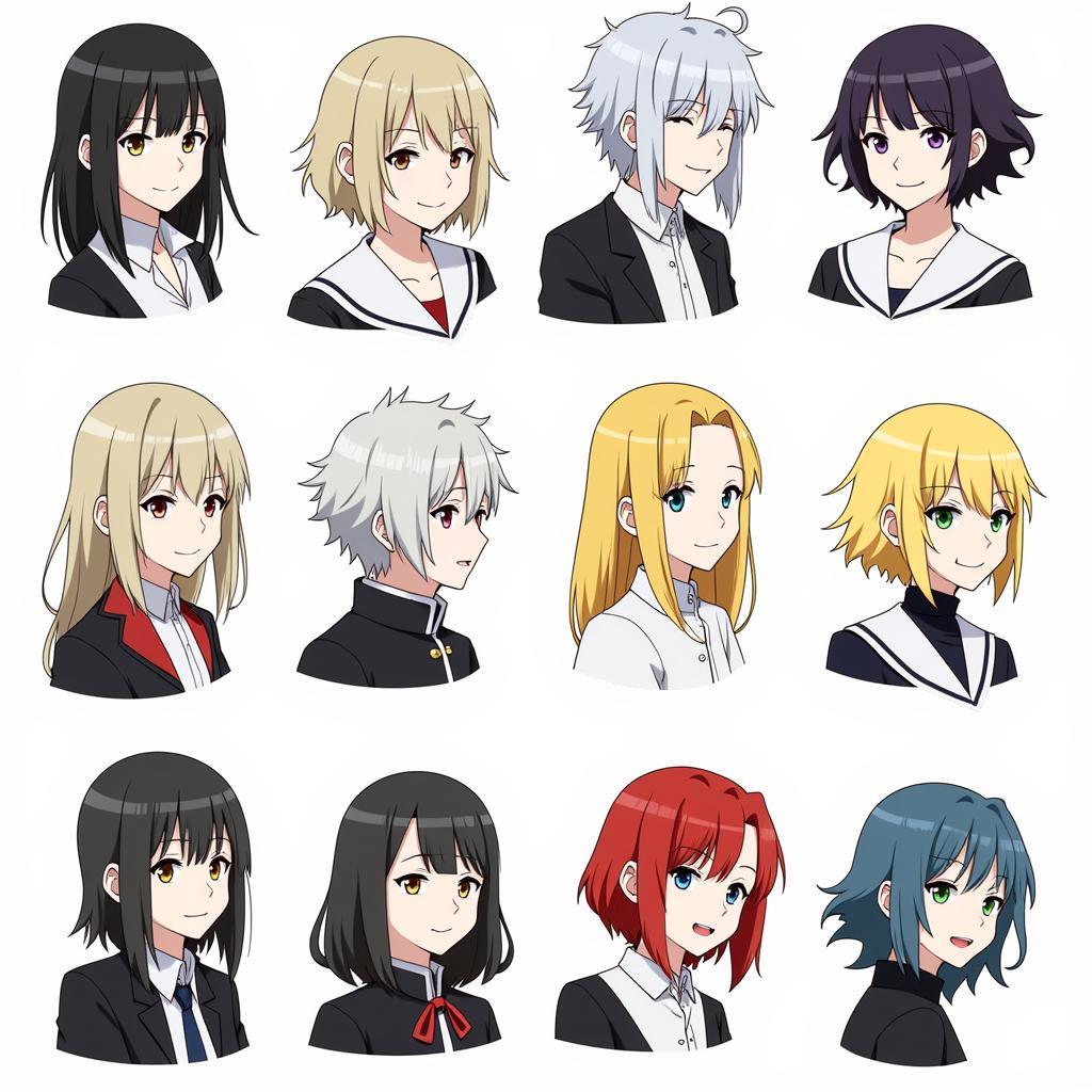 Gintama Characters in Kagerou Project Style