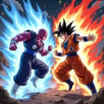 Goku vs. Jiren in Ultra Instinct Fan Art