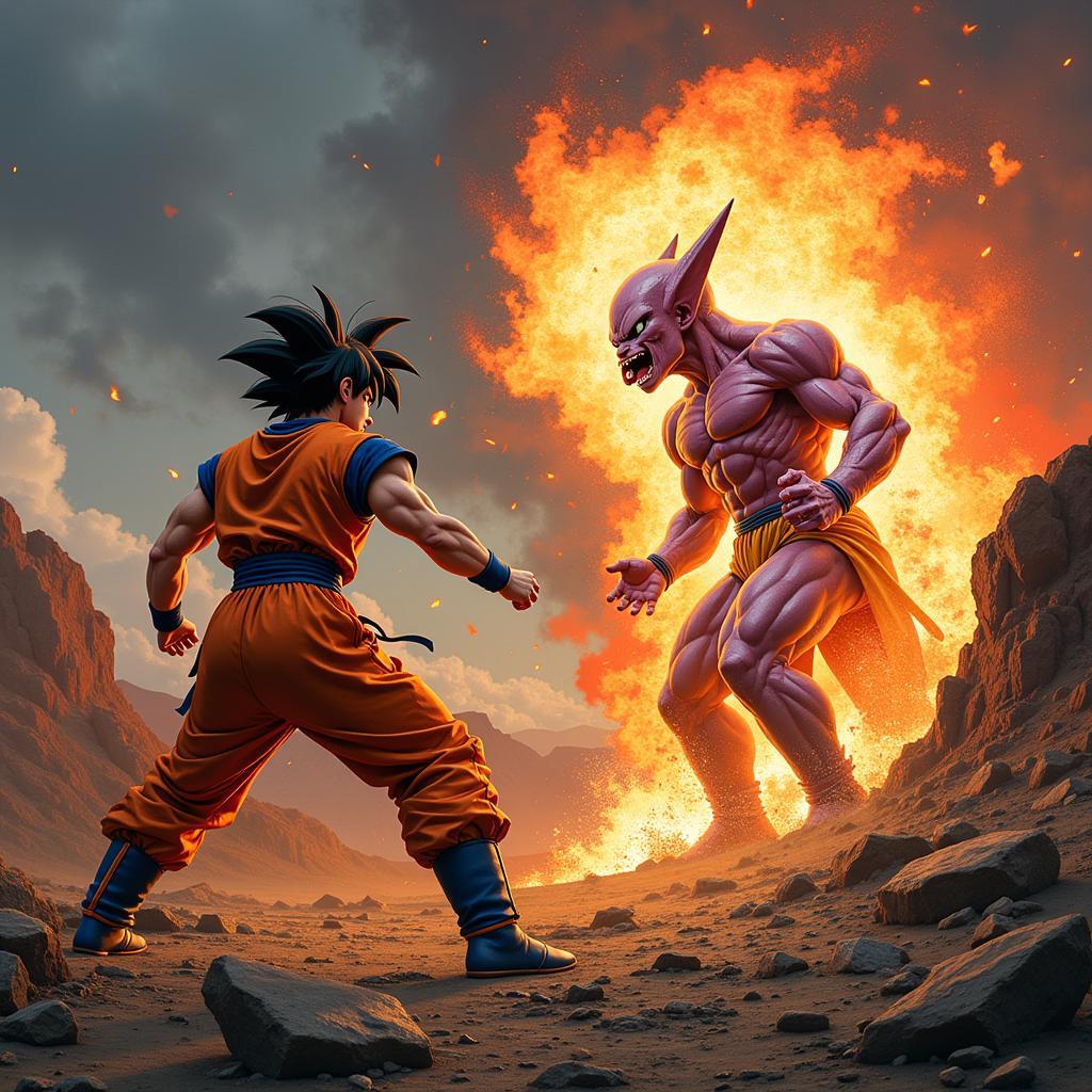 Goku vs. Frieza Fan Art