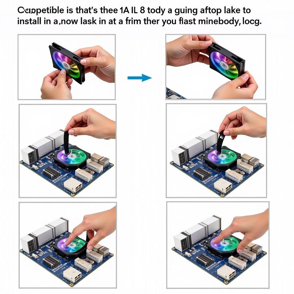 Step-by-step Installation Guide for the Golden Field ACF-120 RGB CPU Fan