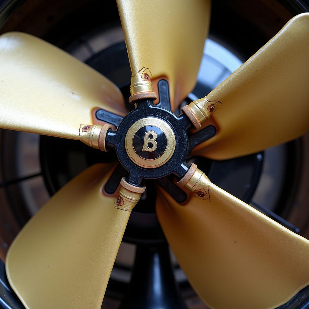 Golden Field M8 Fan Design Close-up