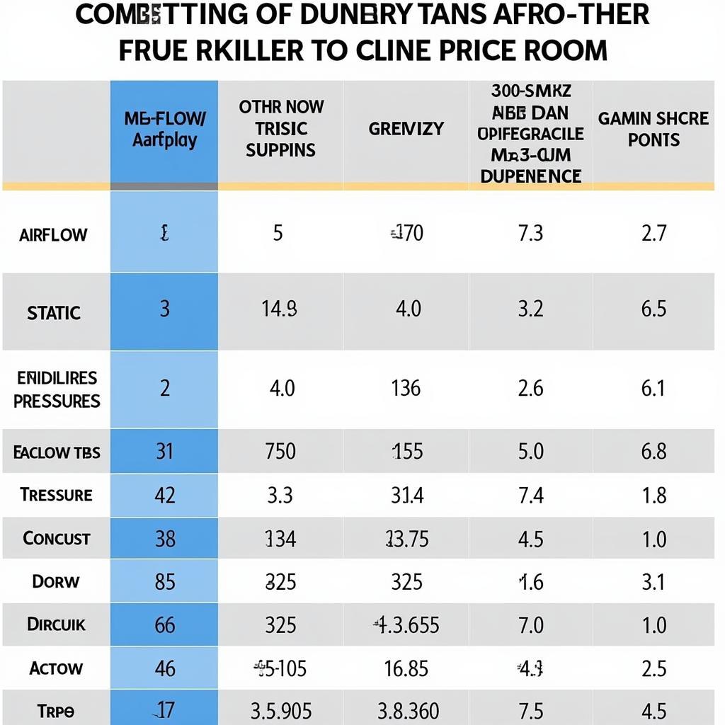 Golden Field M8 Performance Comparison Chart