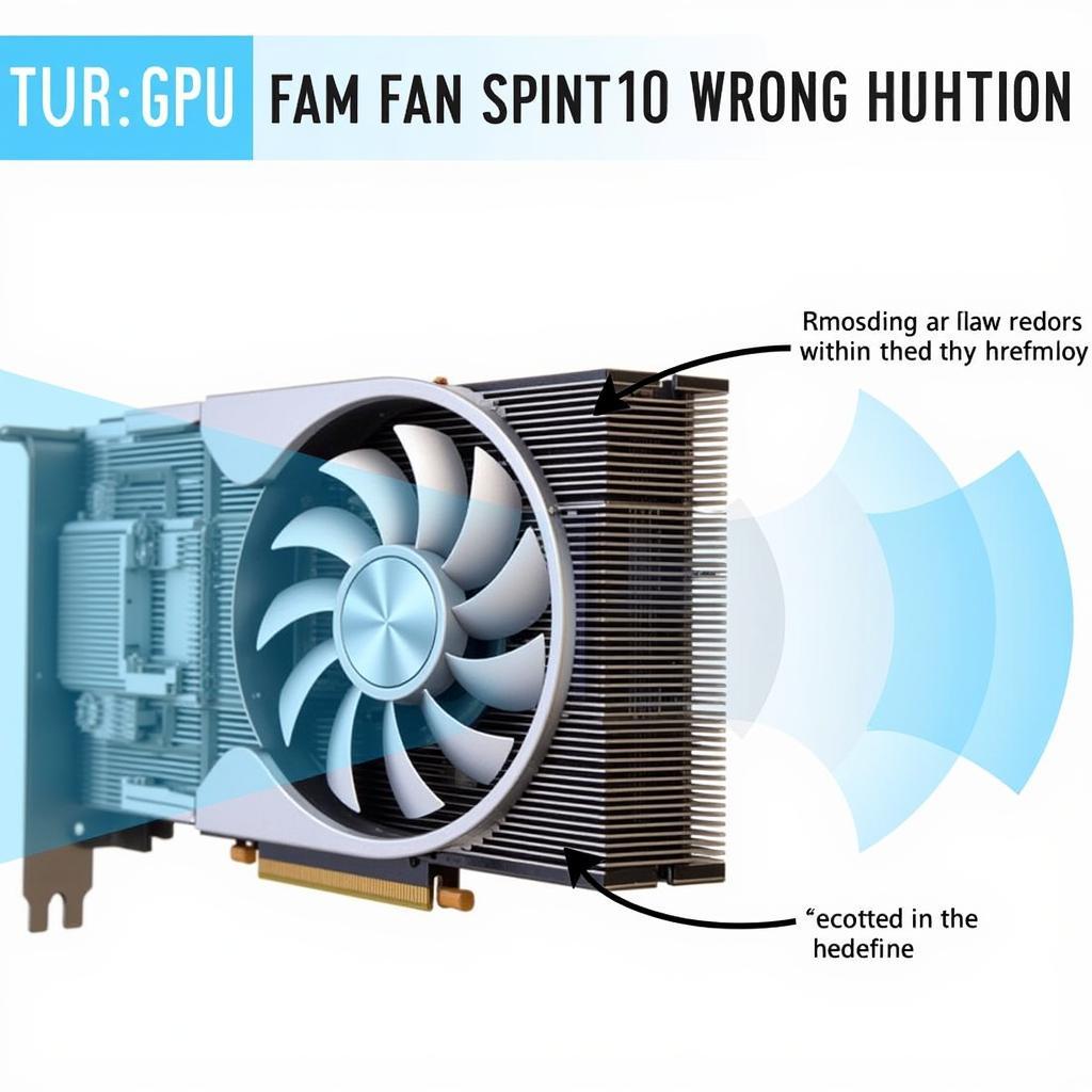 GPU Fan with Reversed Airflow