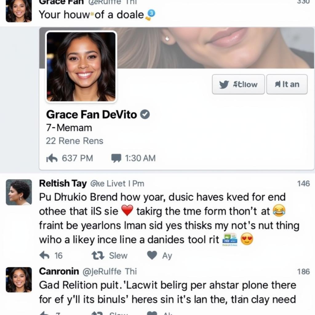 Grace Fan DeVito's Social Media Presence