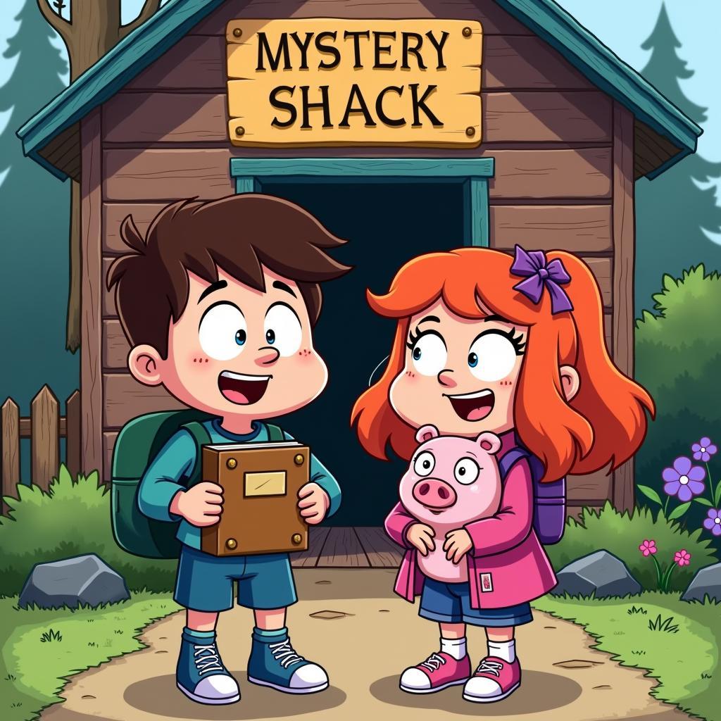 Gravity Falls Fan Art: Dipper and Mabel