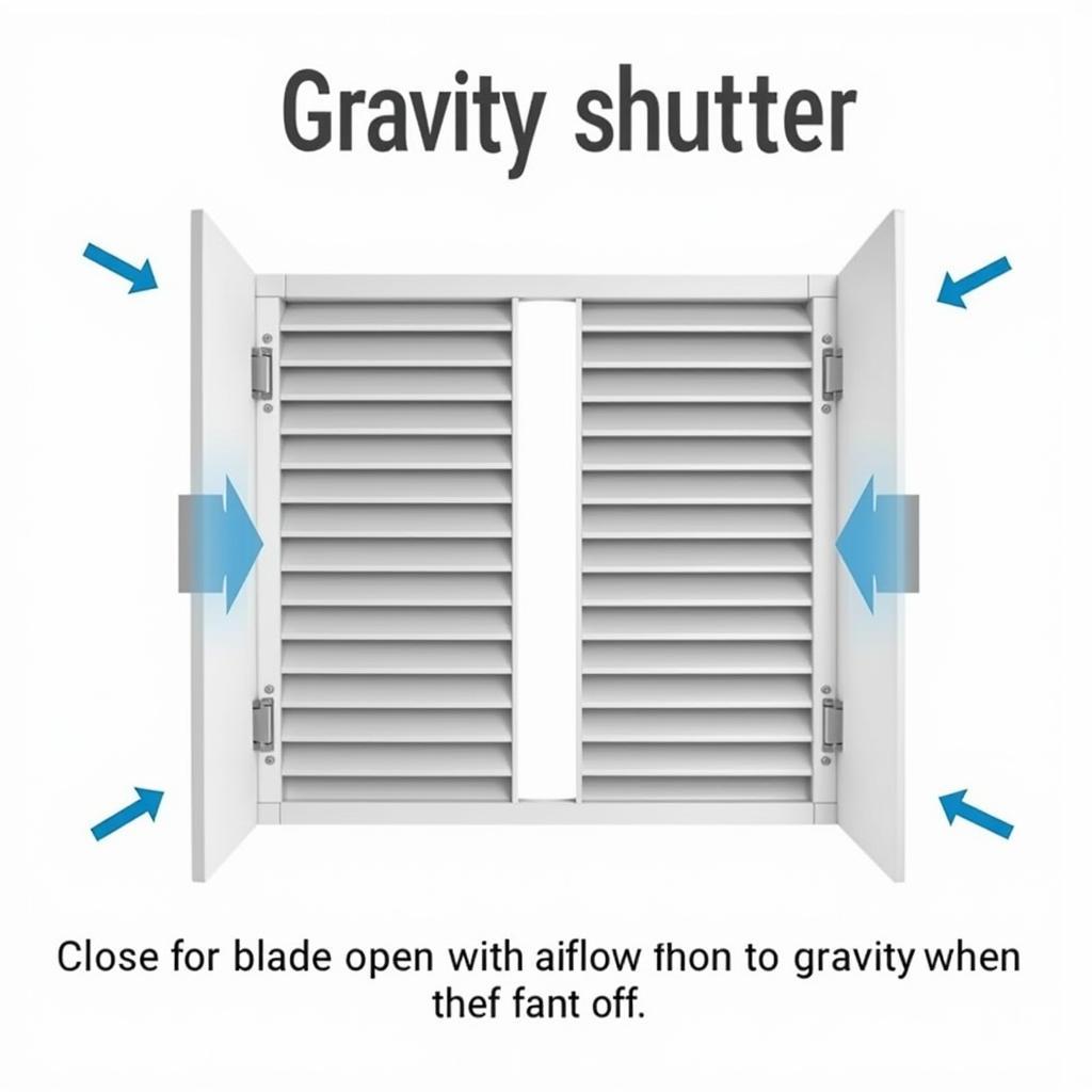 Gravity Shutter Mechanism Diagram