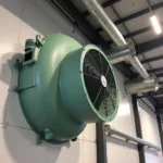 Greenco High Pressure Fan in Industrial Setting