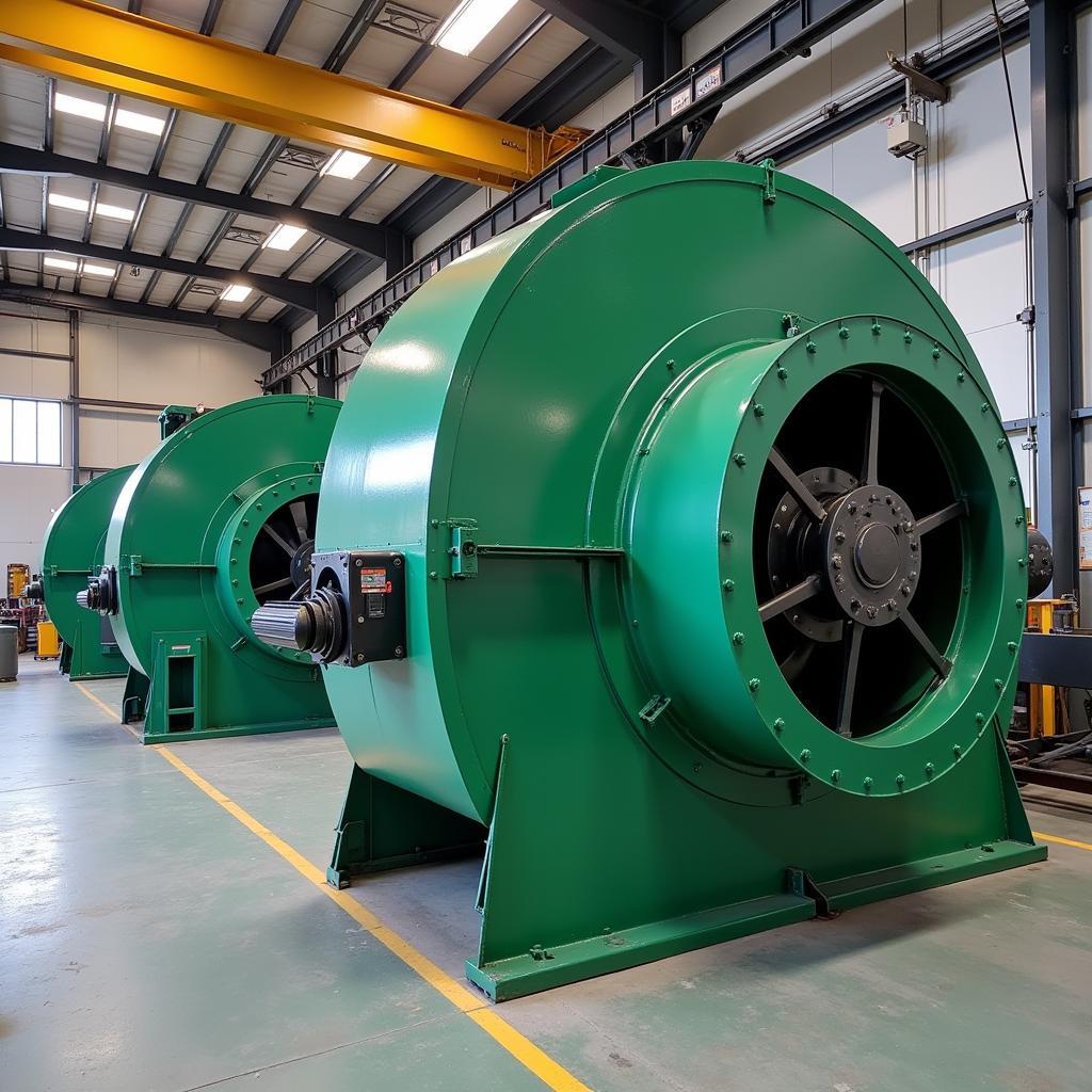 Greenheck Industrial Fans in a Manufacturing Plant