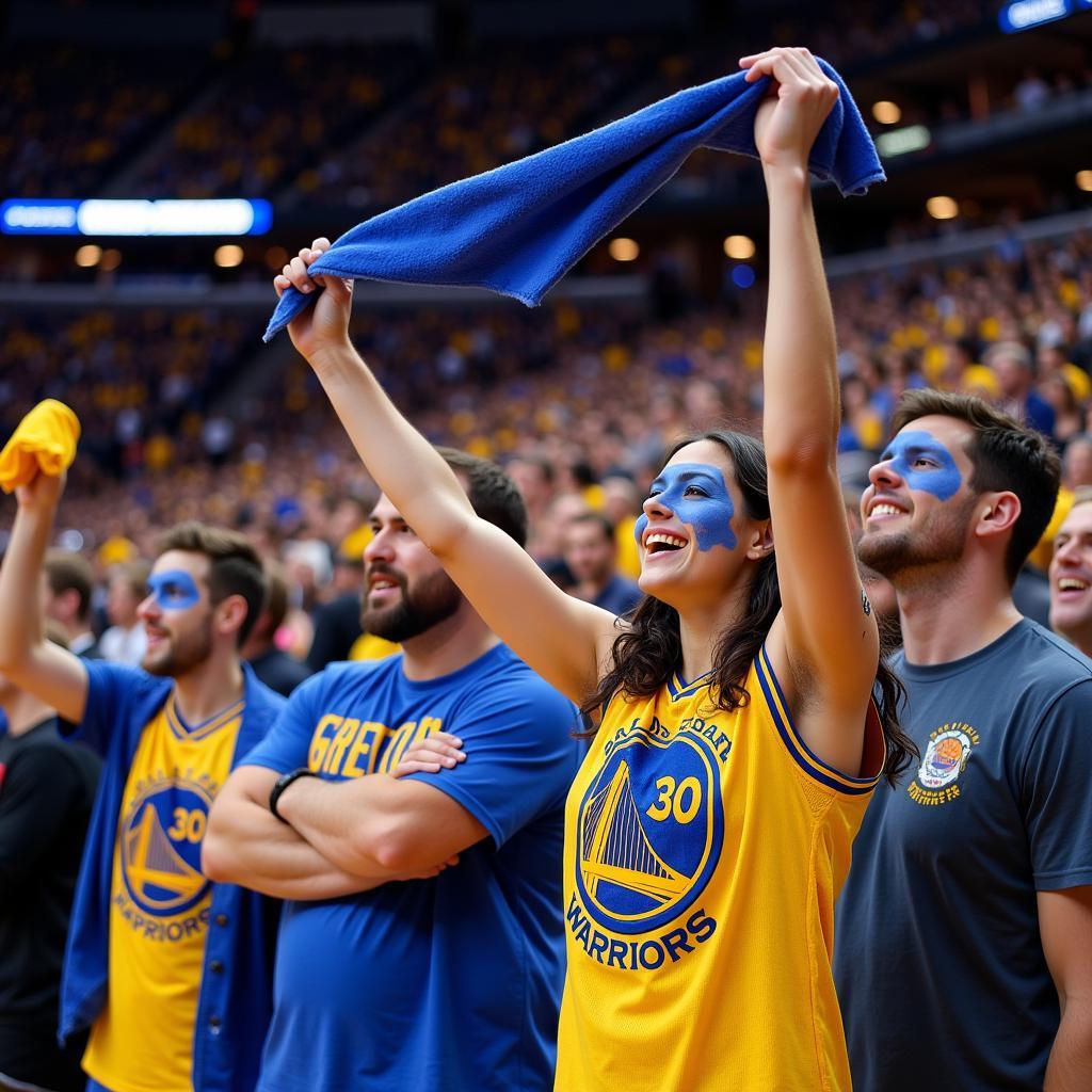 Golden State Warriors Fans at Oracle Arena