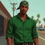 GTA San Andreas CJ Fan Art Portrait