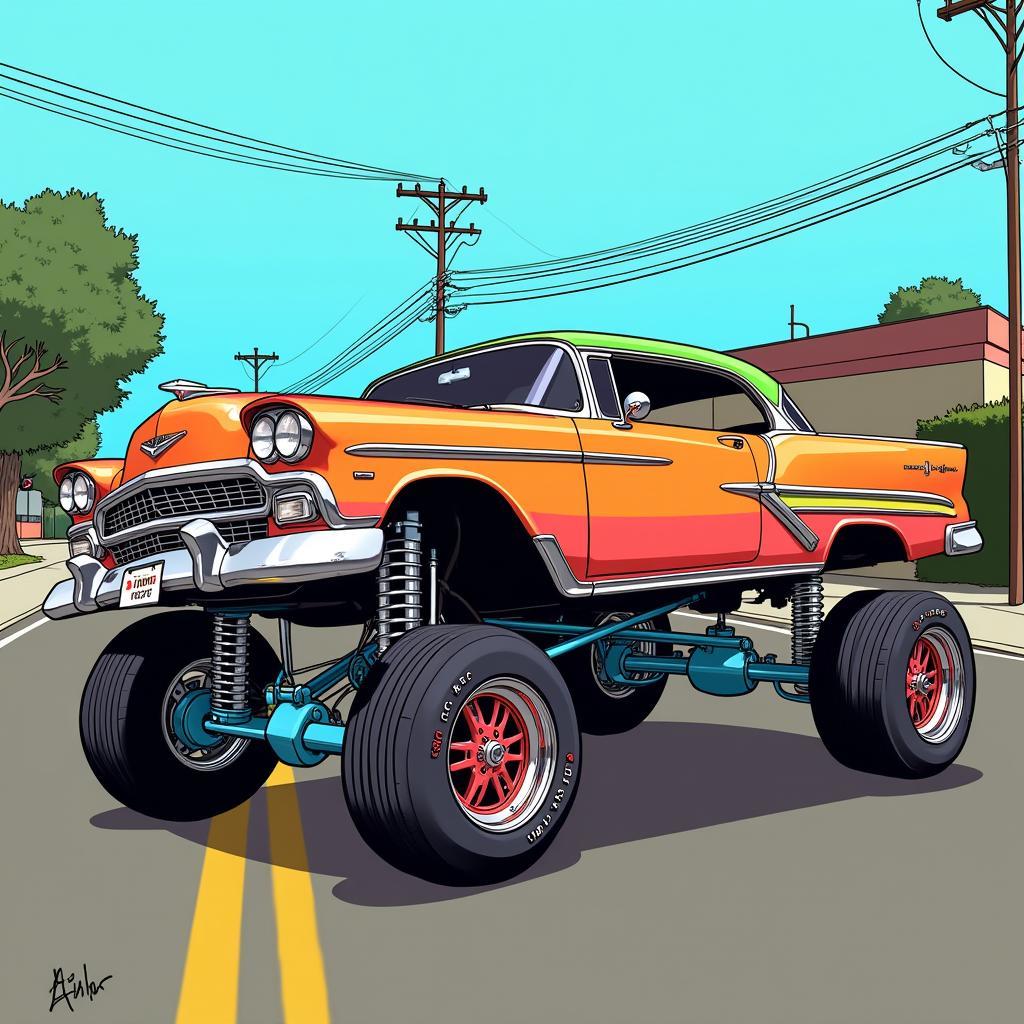 GTA San Andreas Lowrider Fan Art