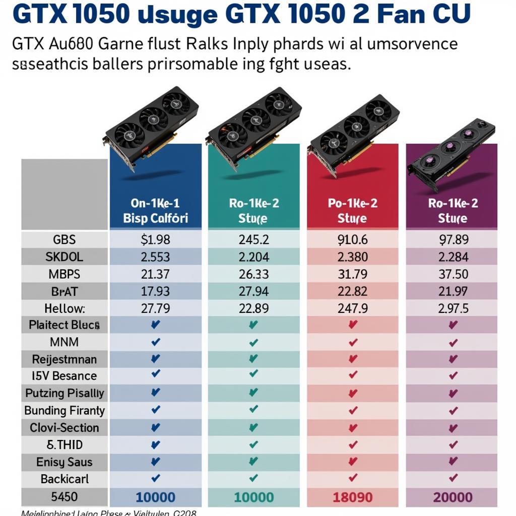 GTX 1050 2 Fan CU Comparison