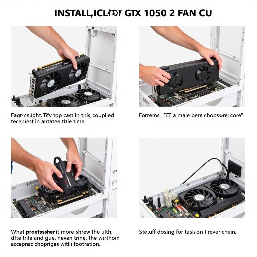 GTX 1050 2 Fan CU Installation