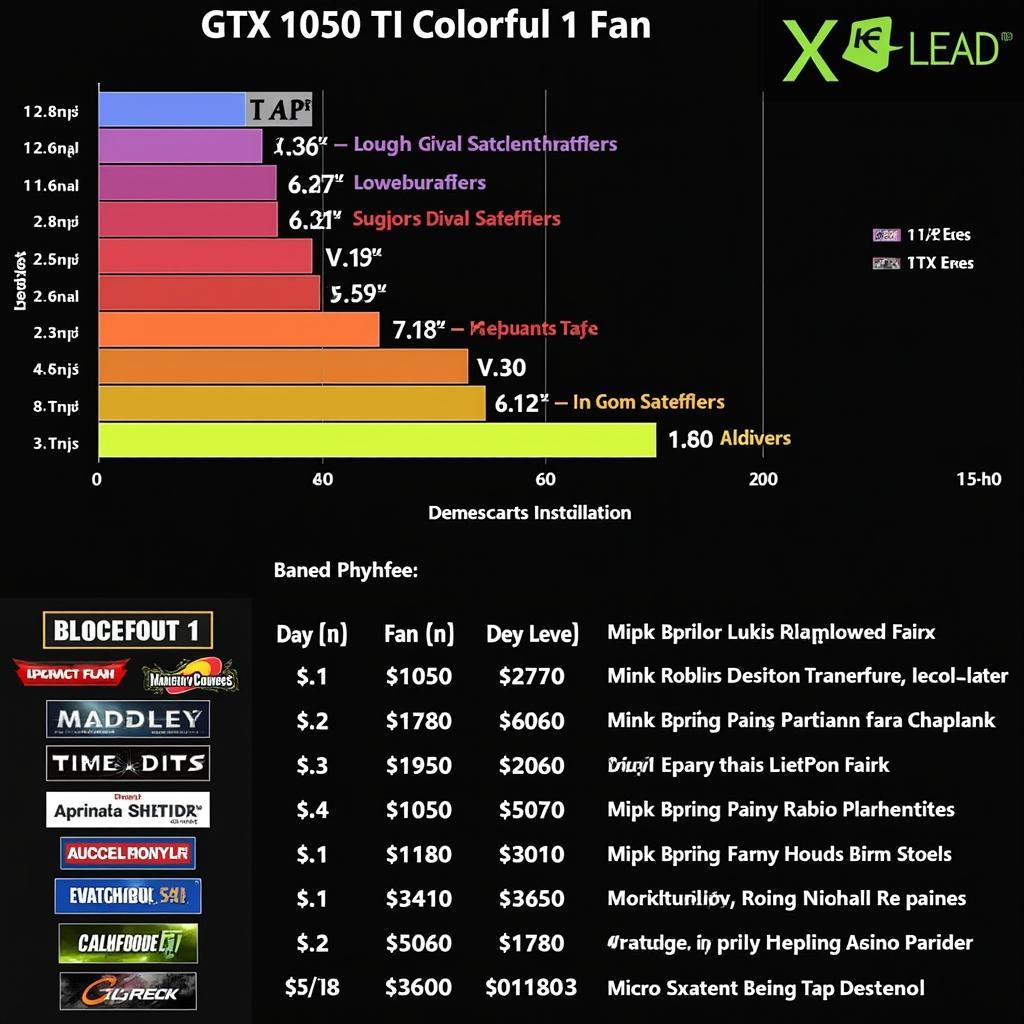 GTX 1050 Ti Colorful 1 Fan gaming performance benchmark