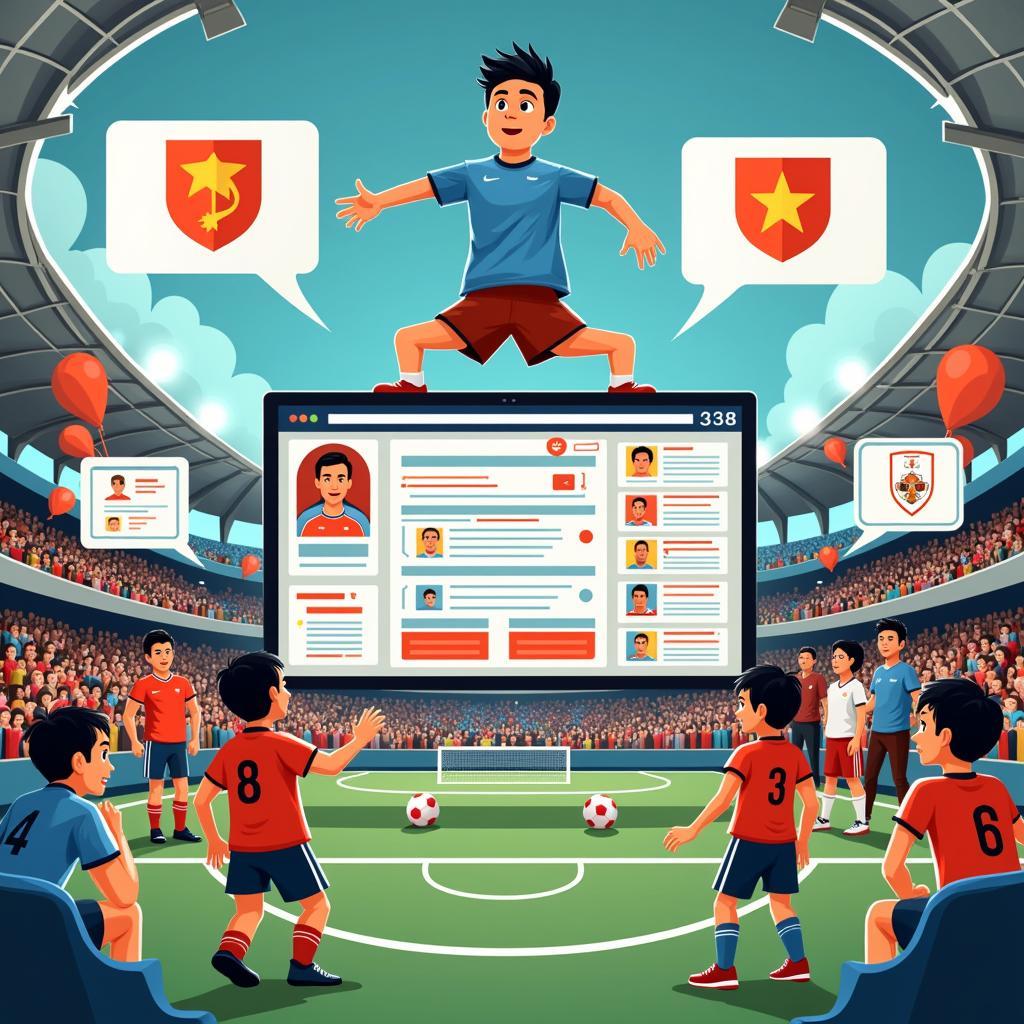 Vietnamese Football Fan Community Online