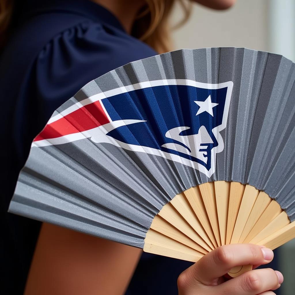 Hand Fan with Team Logo