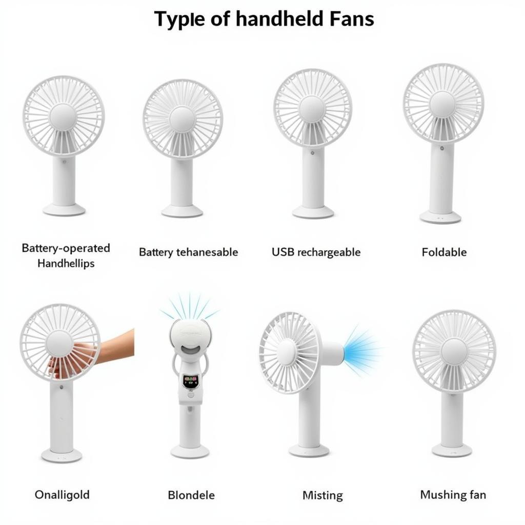 Different Types of Handheld Fans