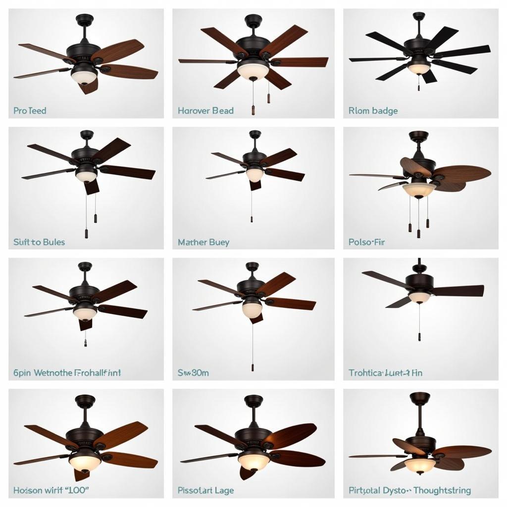 Different Styles of Harbor Breeze Ceiling Fans