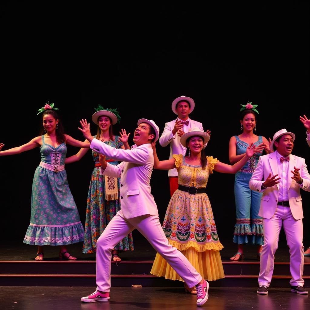 Vietnamese Hat Cheo Opera Performance