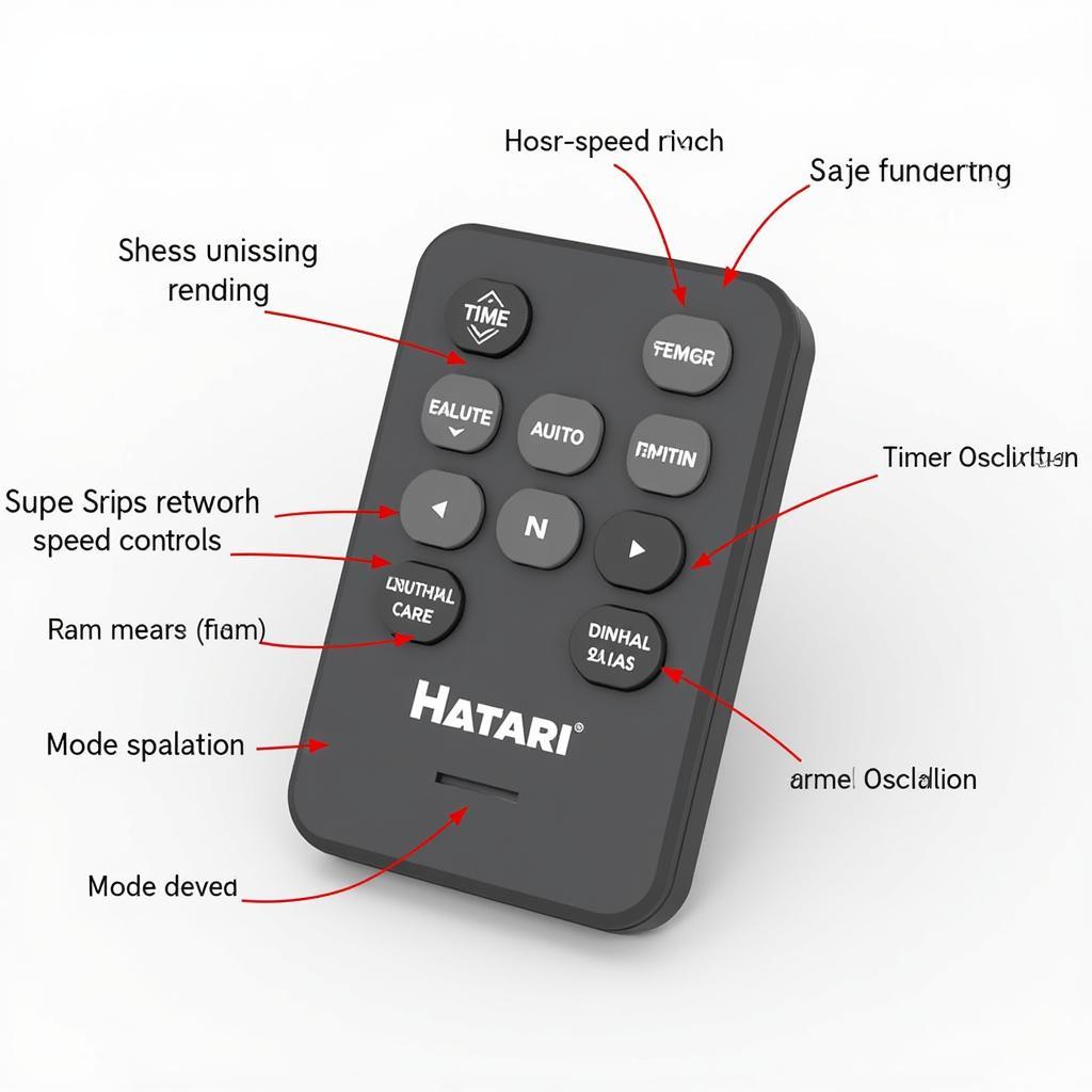 Hatari Fan Remote Features