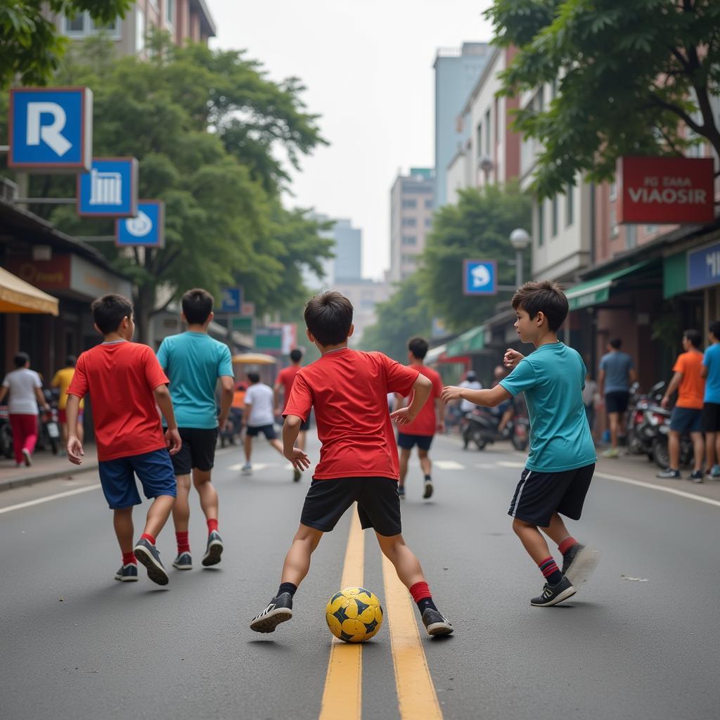 Street Football in Ho Chi Minh City