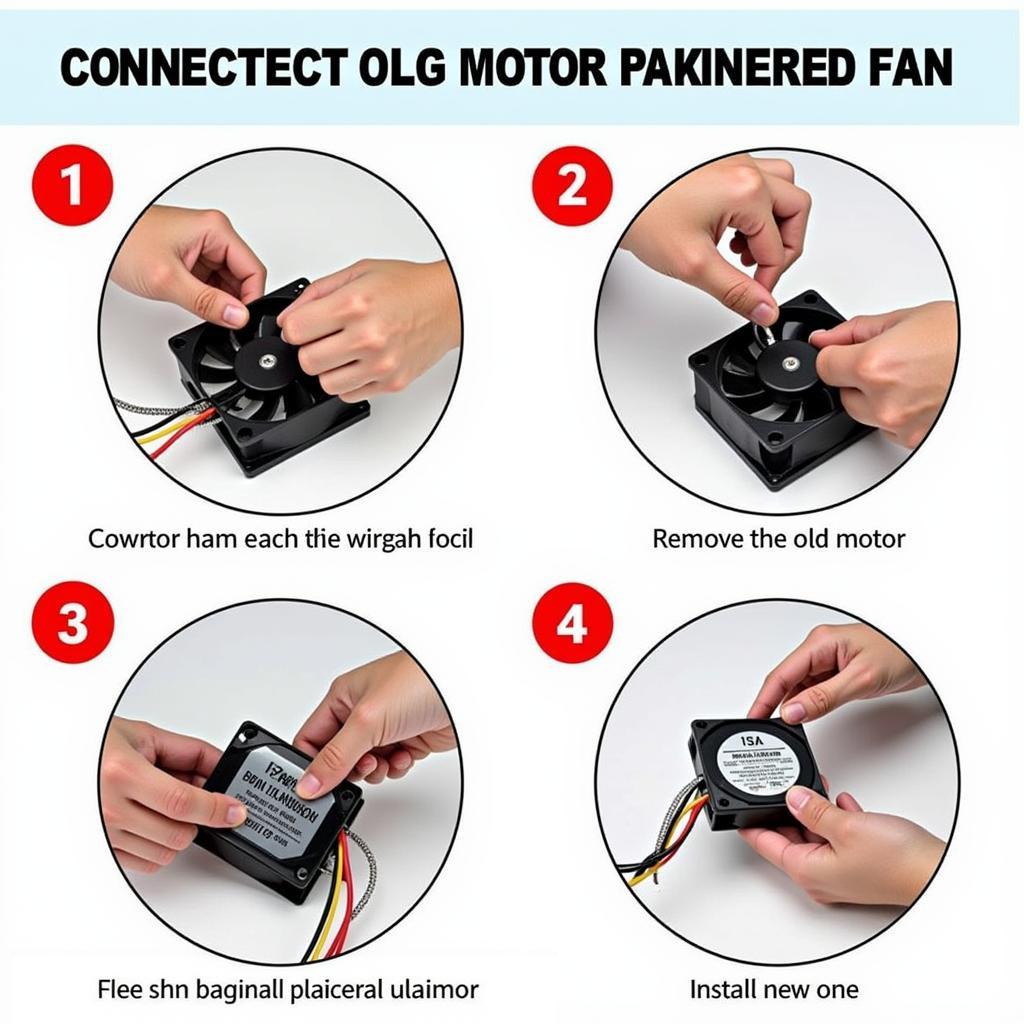 Replacing the Motor of a Heat Powered Fan