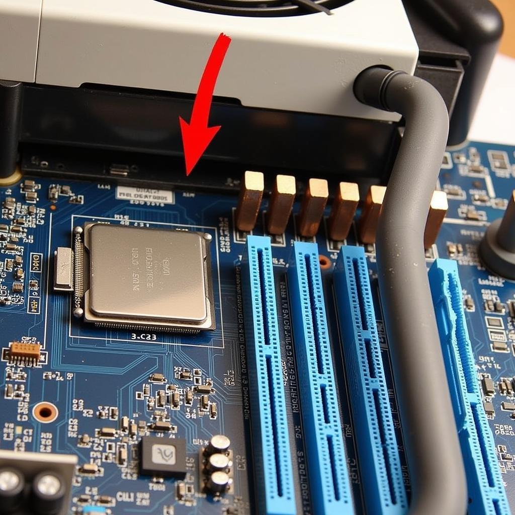 Motherboard bending due to a heavy CPU cooler