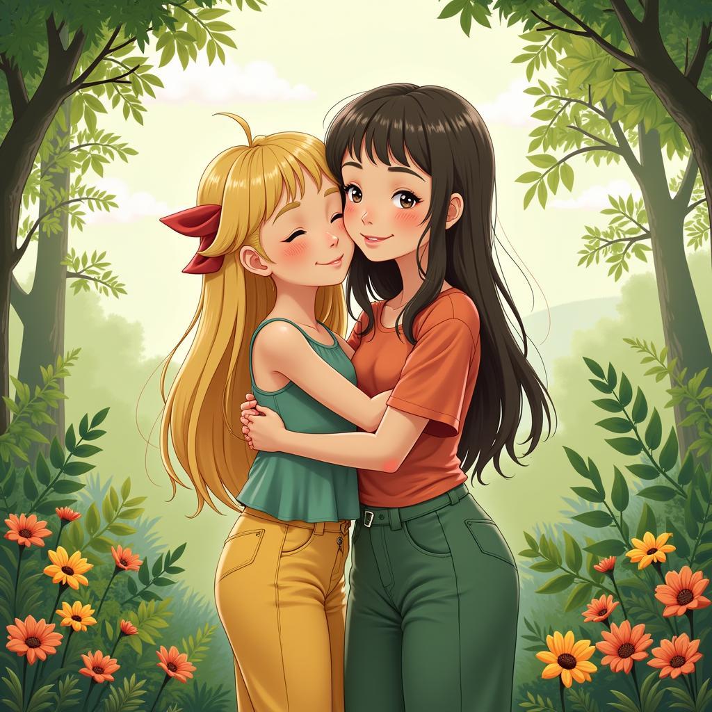 Helia and Flora Fan Art