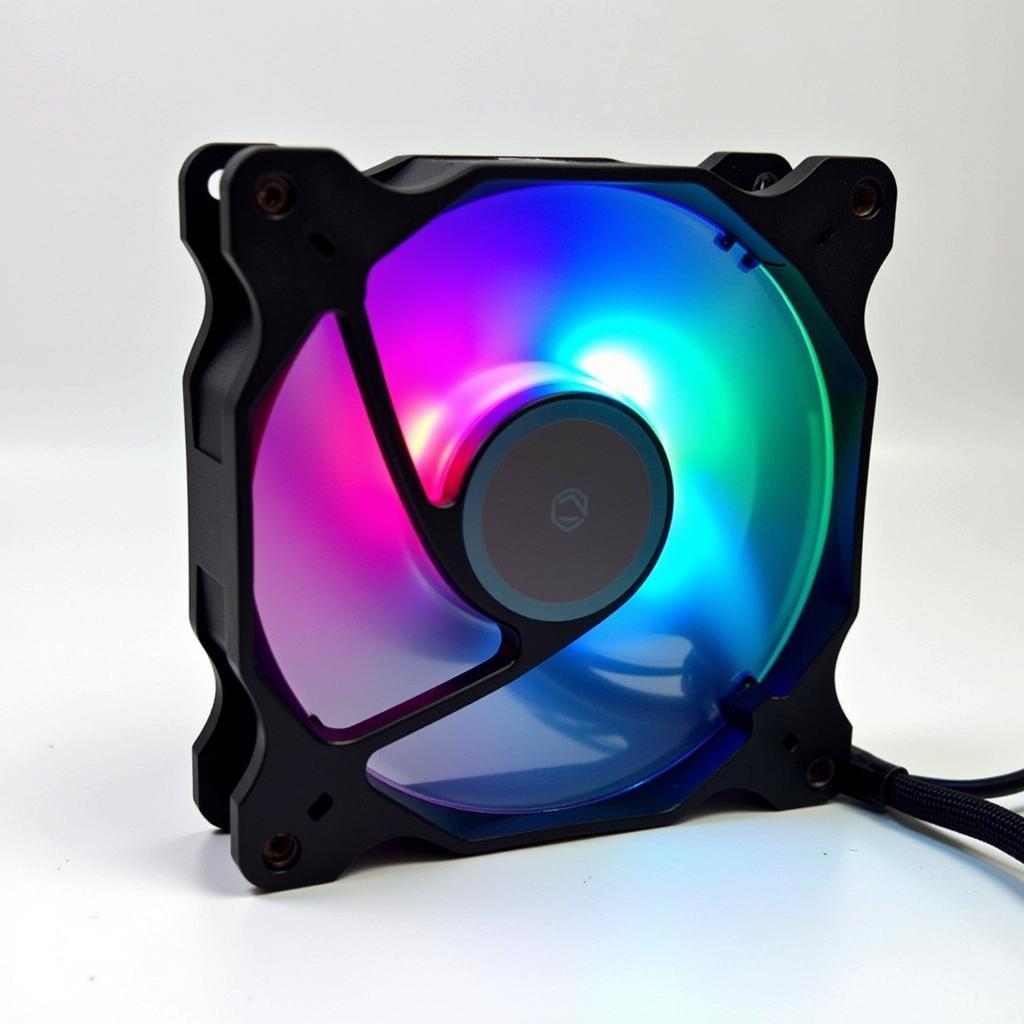 High-Performance Computer Fan with RGB Lighting