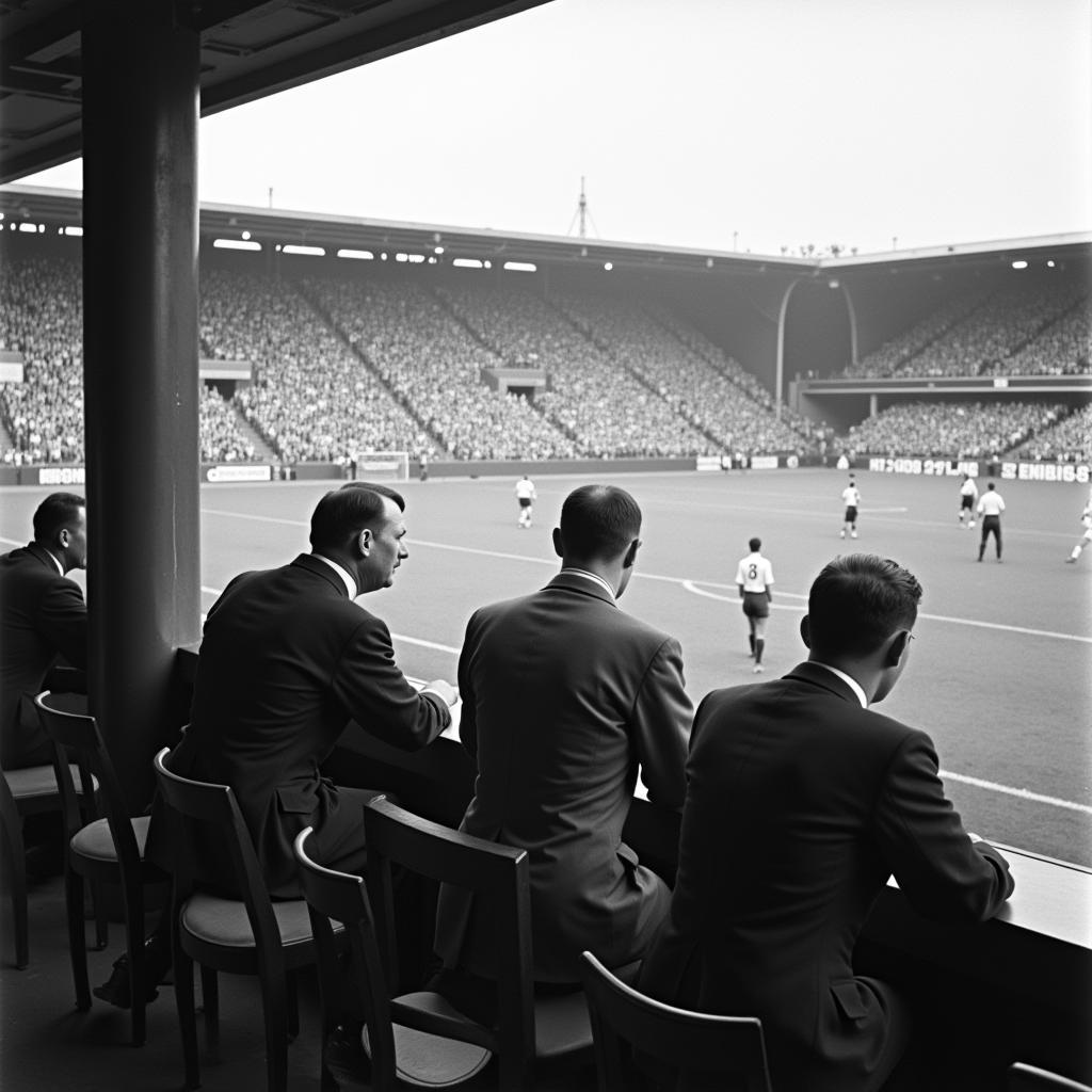 Adolf Hitler at the 1936 Olympics Football Match