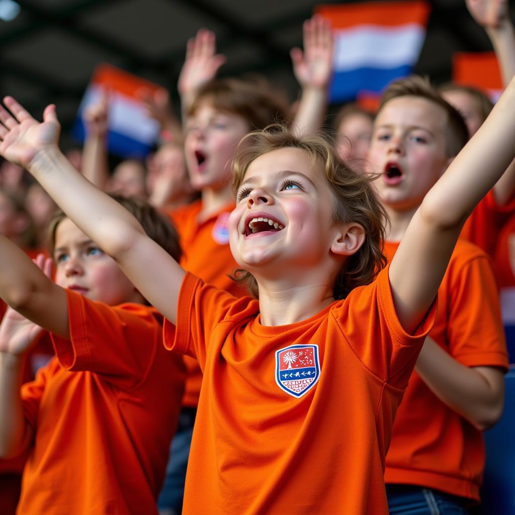 Holland fans: The future generation.