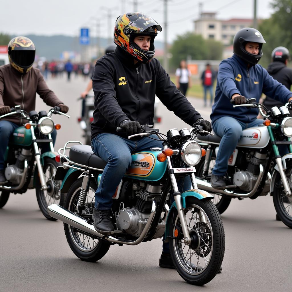 Group of Honda Fan 125 Tunada Riders