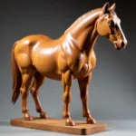 Horse Fan Art Sculpture