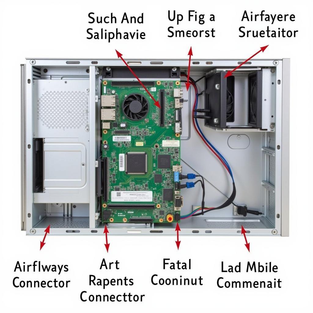 HP DL360e Gen8 Fan Location