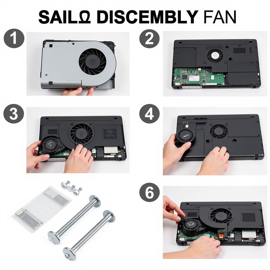 HP DV7-6031eo Fan Disassembly