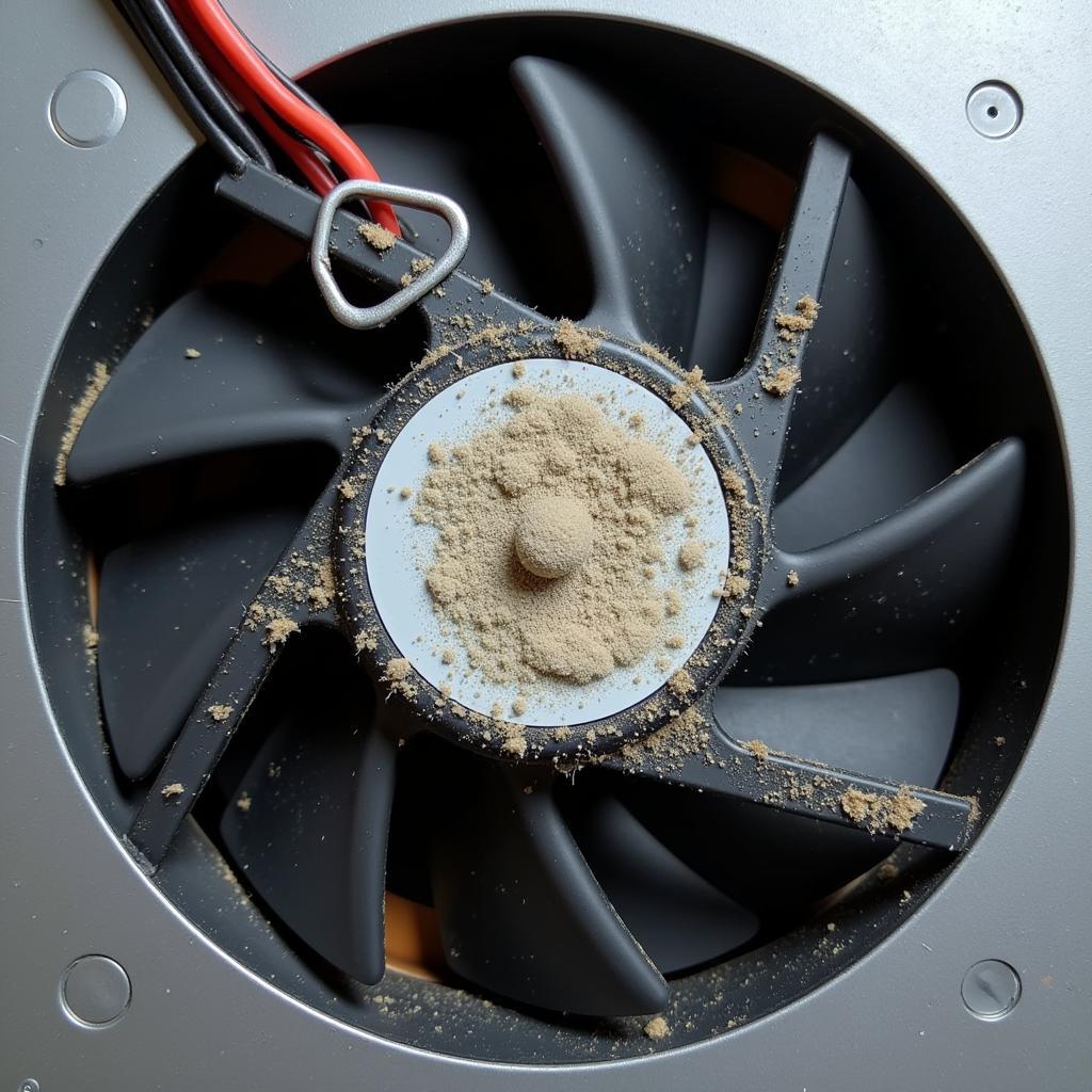 Dust Accumulation in HP Laptop Fan