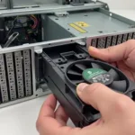 Replacing a fan in the HP ProLiant ML570 G2 server