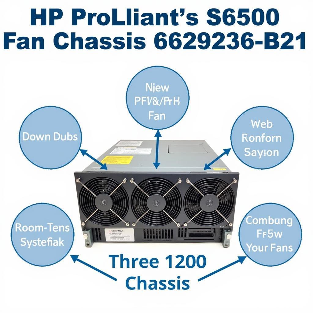 HP ProLiant s6500 Fan Chassis 629236-B21 Overview