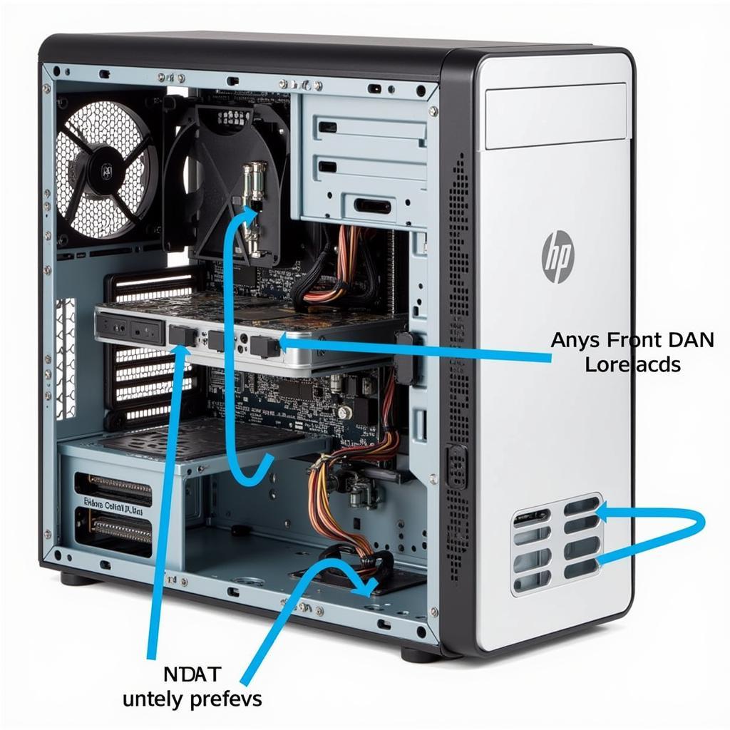 HP Z400 Front Fan Location