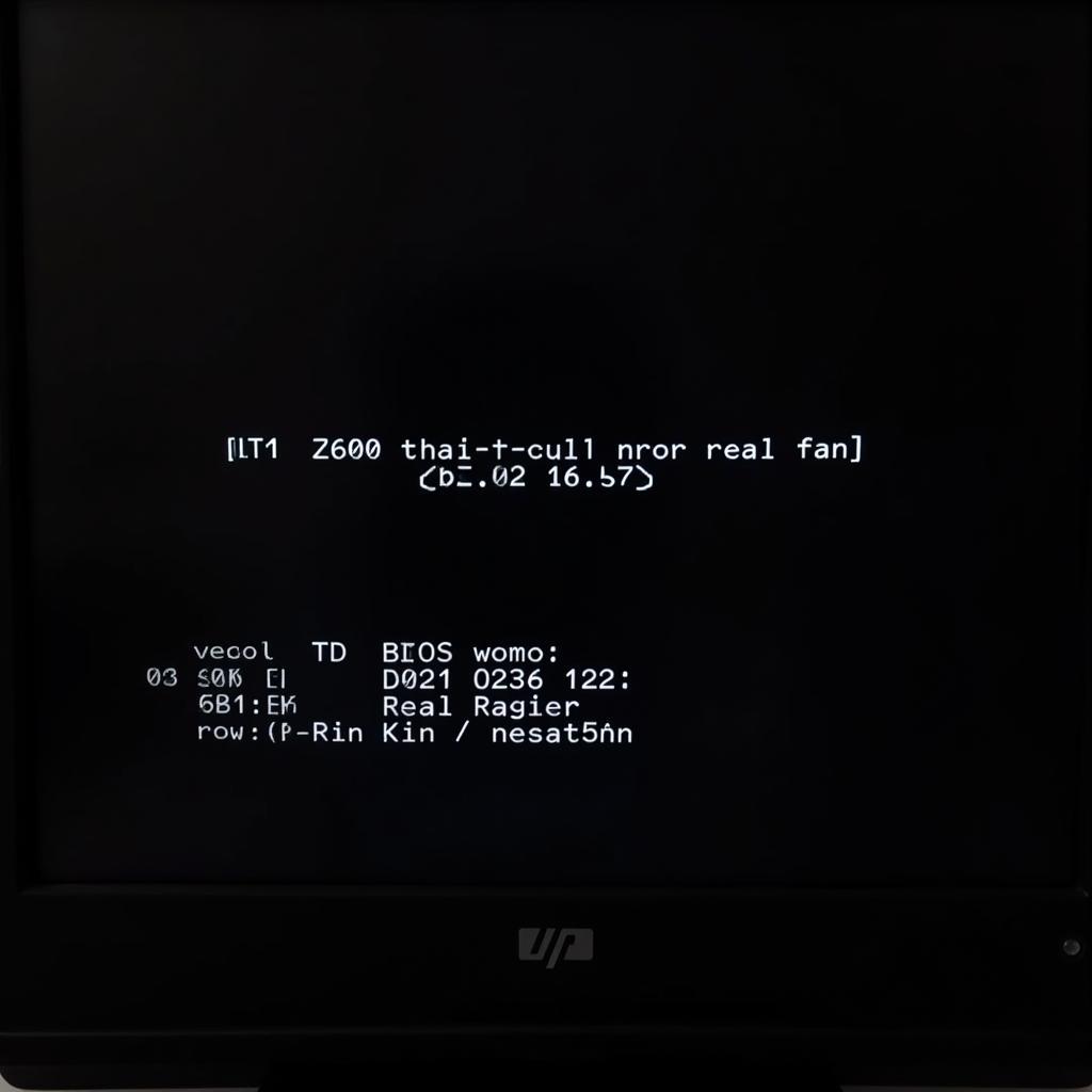 HP Z600 Fan Error Message on Startup