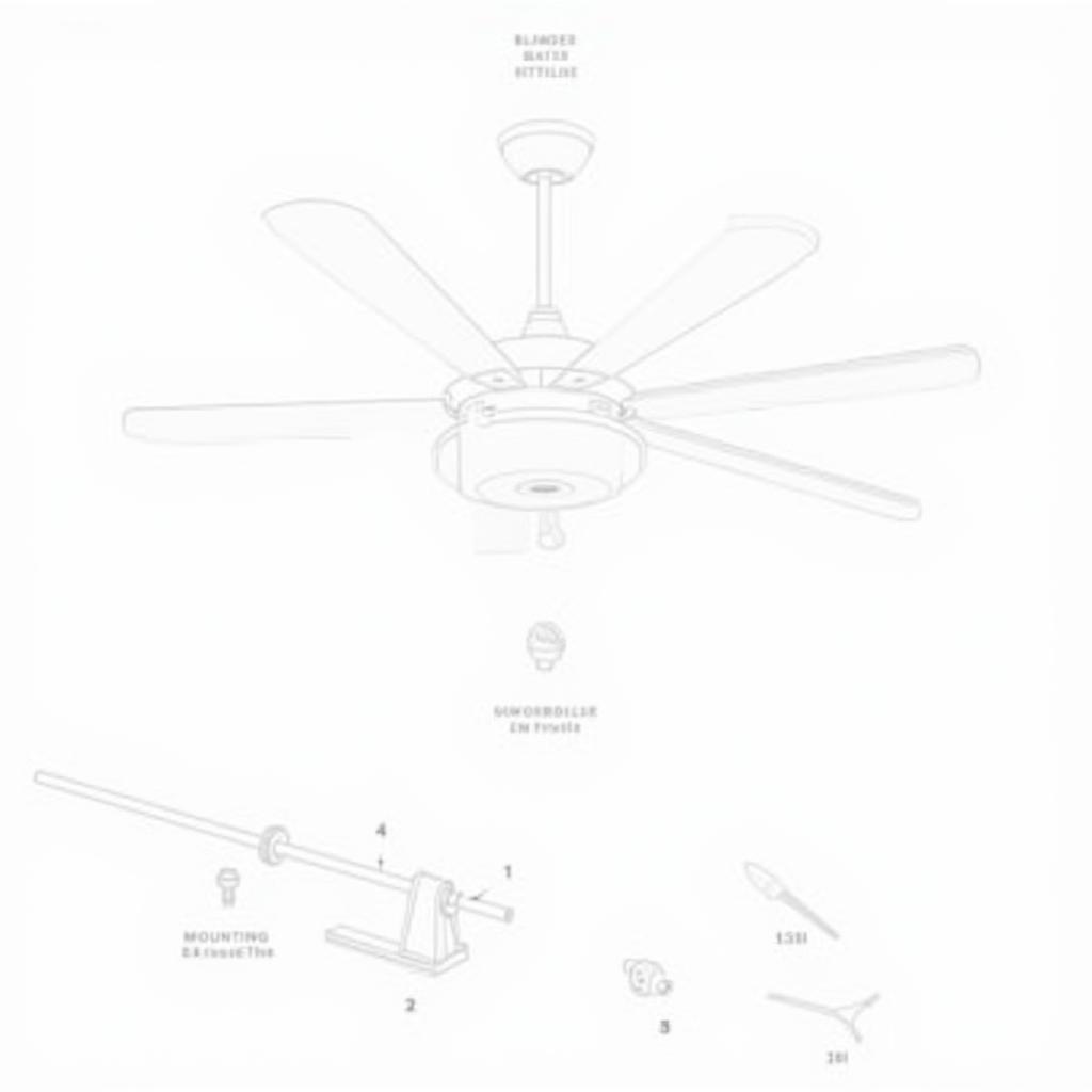 Hunter Ceiling Fan Manual Parts Diagram