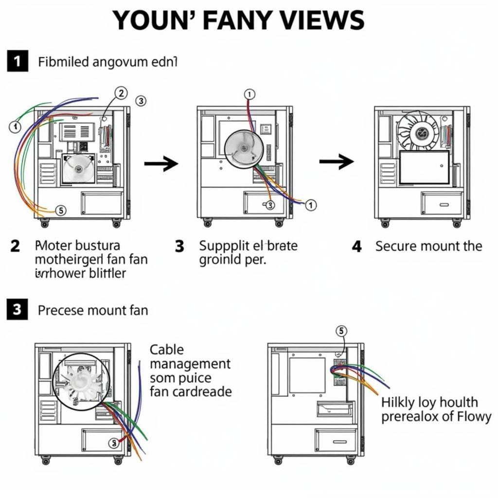 Huntkey Fan 8 Installation Guide