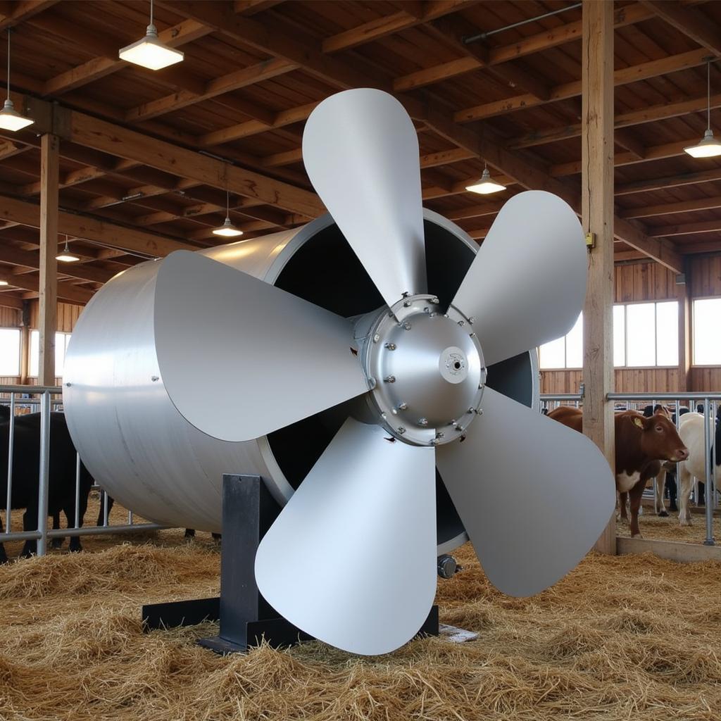 HVLS Fan in Agricultural Barn