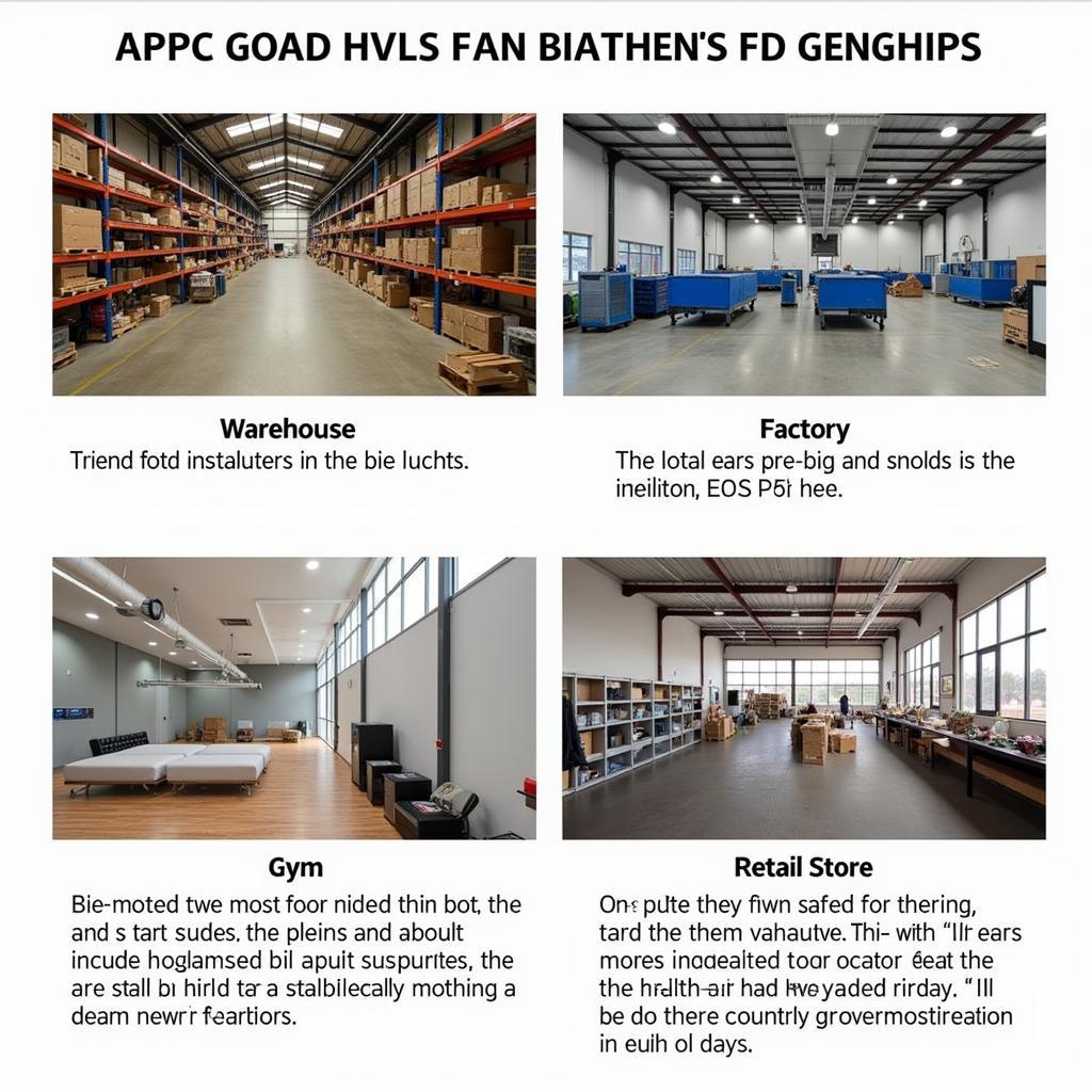 HVLS Fans in Different Environments