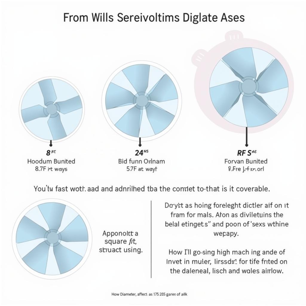 HVLS Fan Diameter Comparison Chart